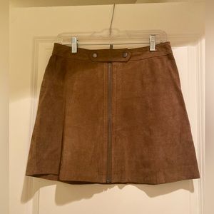 Suede mini skirt 🍂